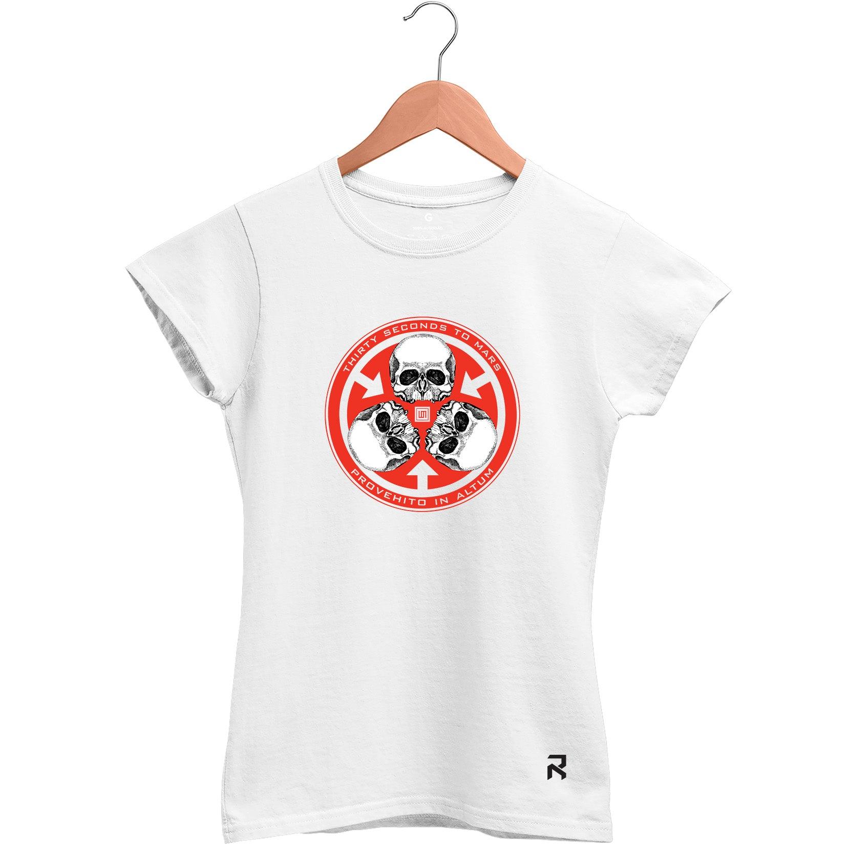 Camiseta Baby Look Feminina Thirty Seconds to Mars