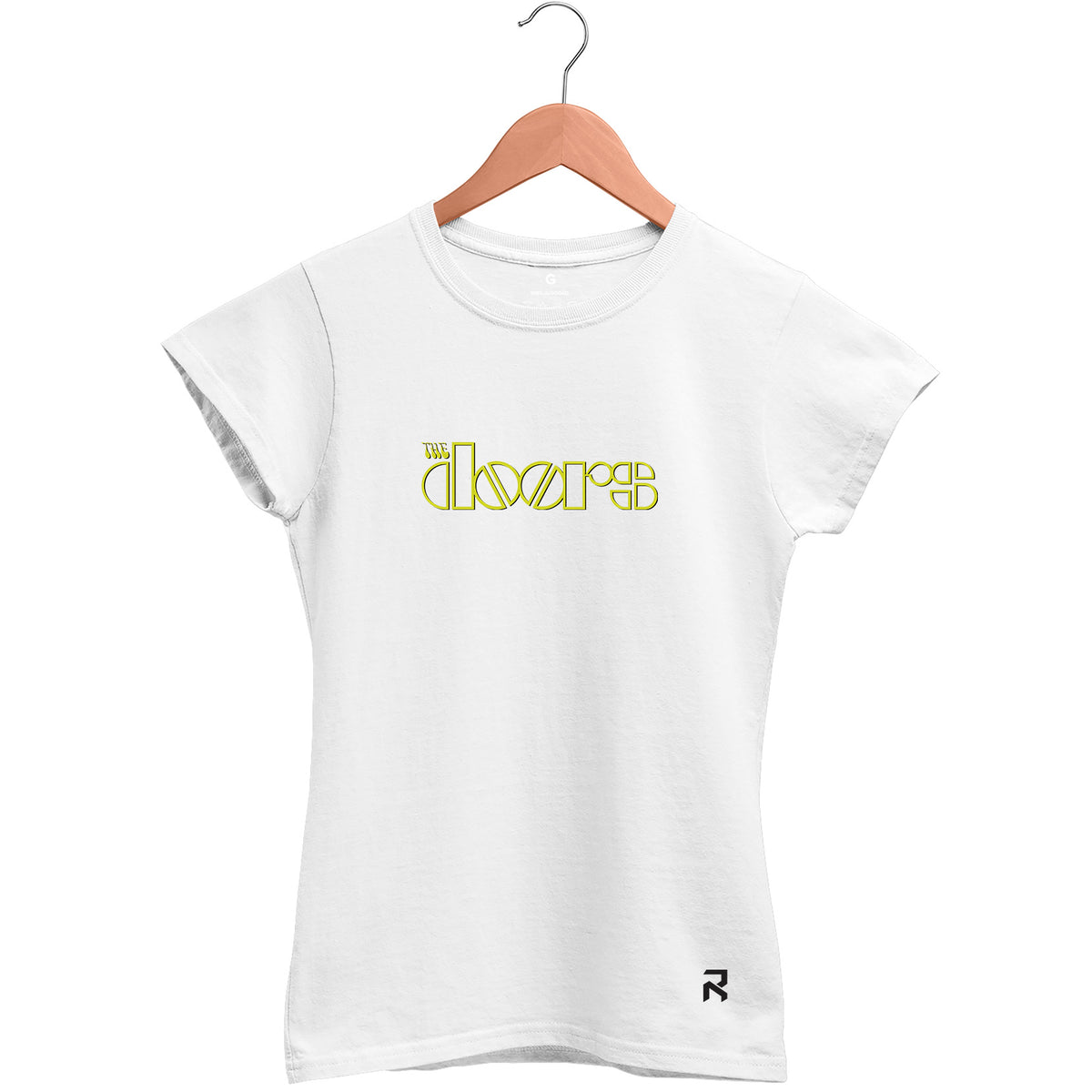 Camiseta Baby Look Feminina Logo The Doors