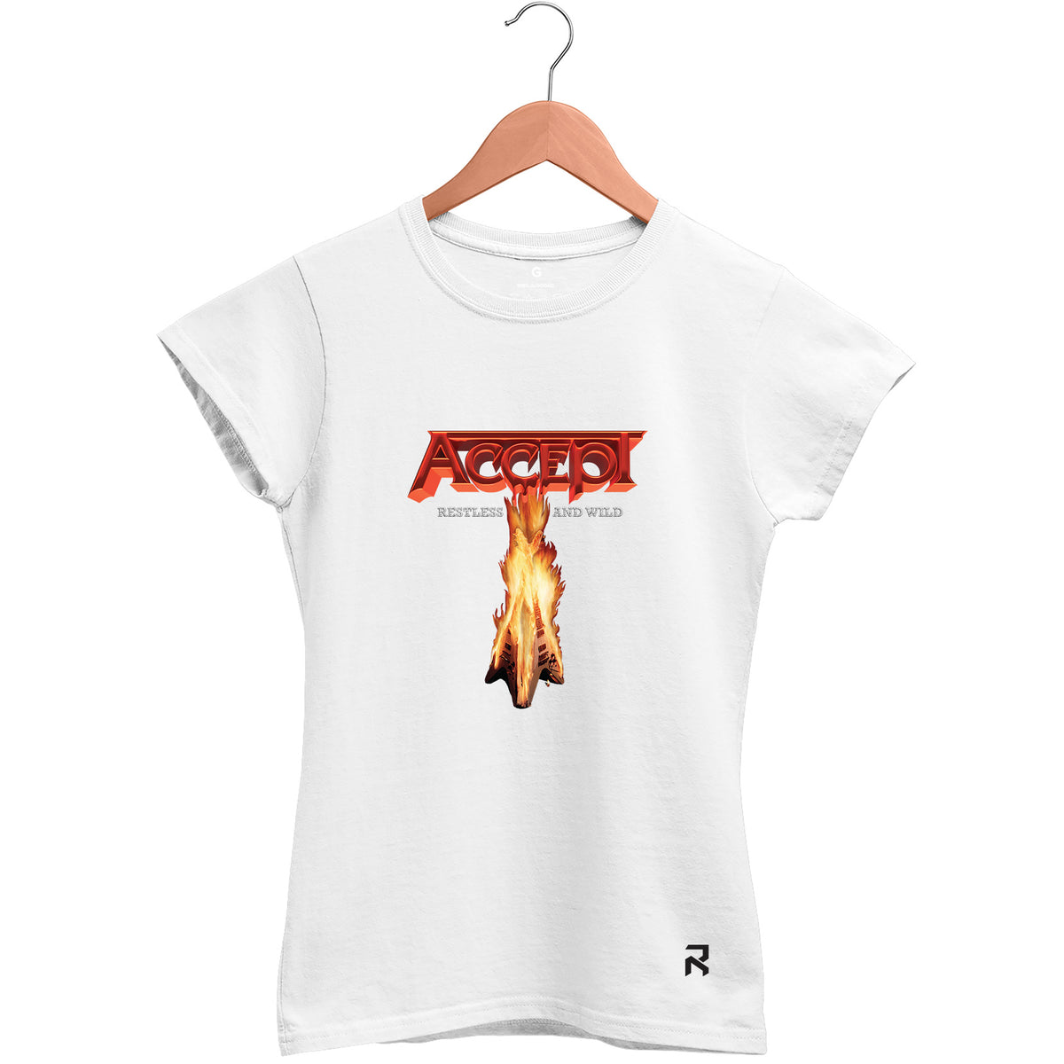 Camiseta Baby Look Feminina Accept