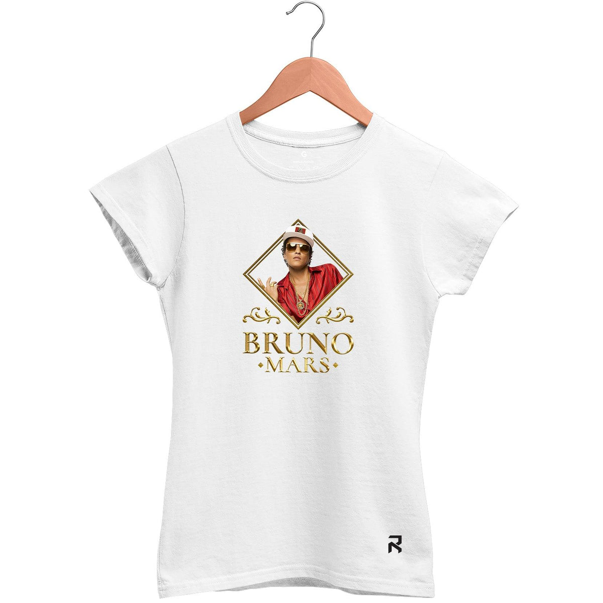 Camiseta Baby Look Feminina Bruno Mars