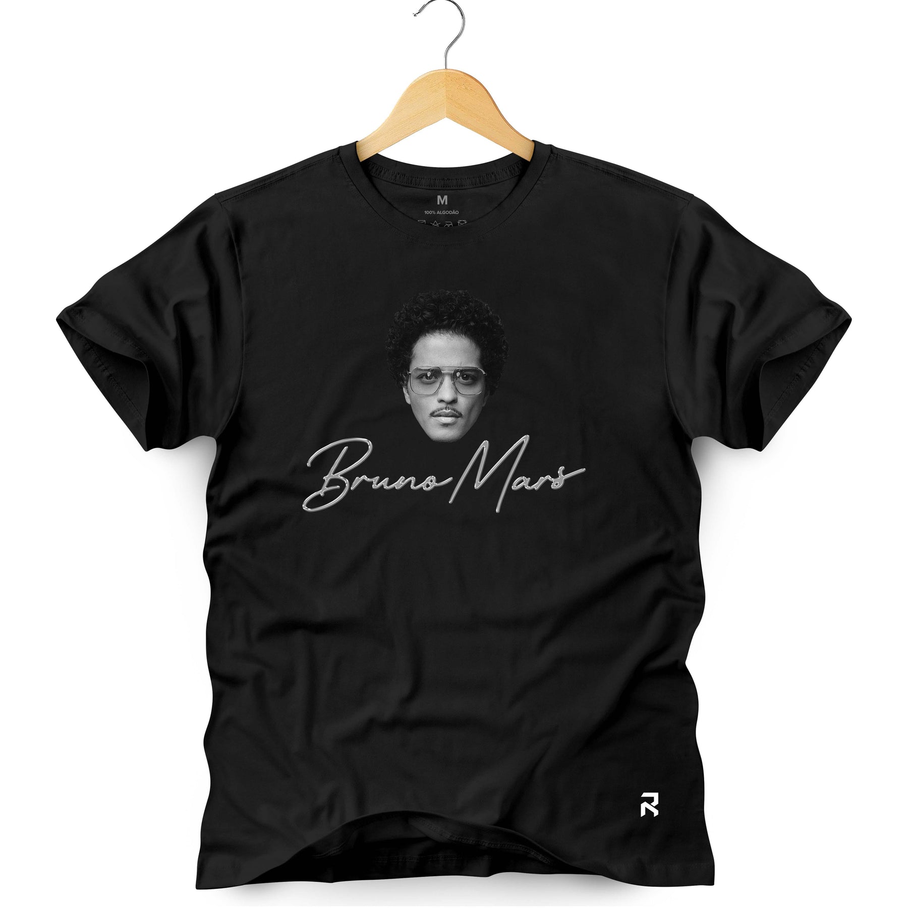 Camiseta Masculina Lettering Bruno Mars