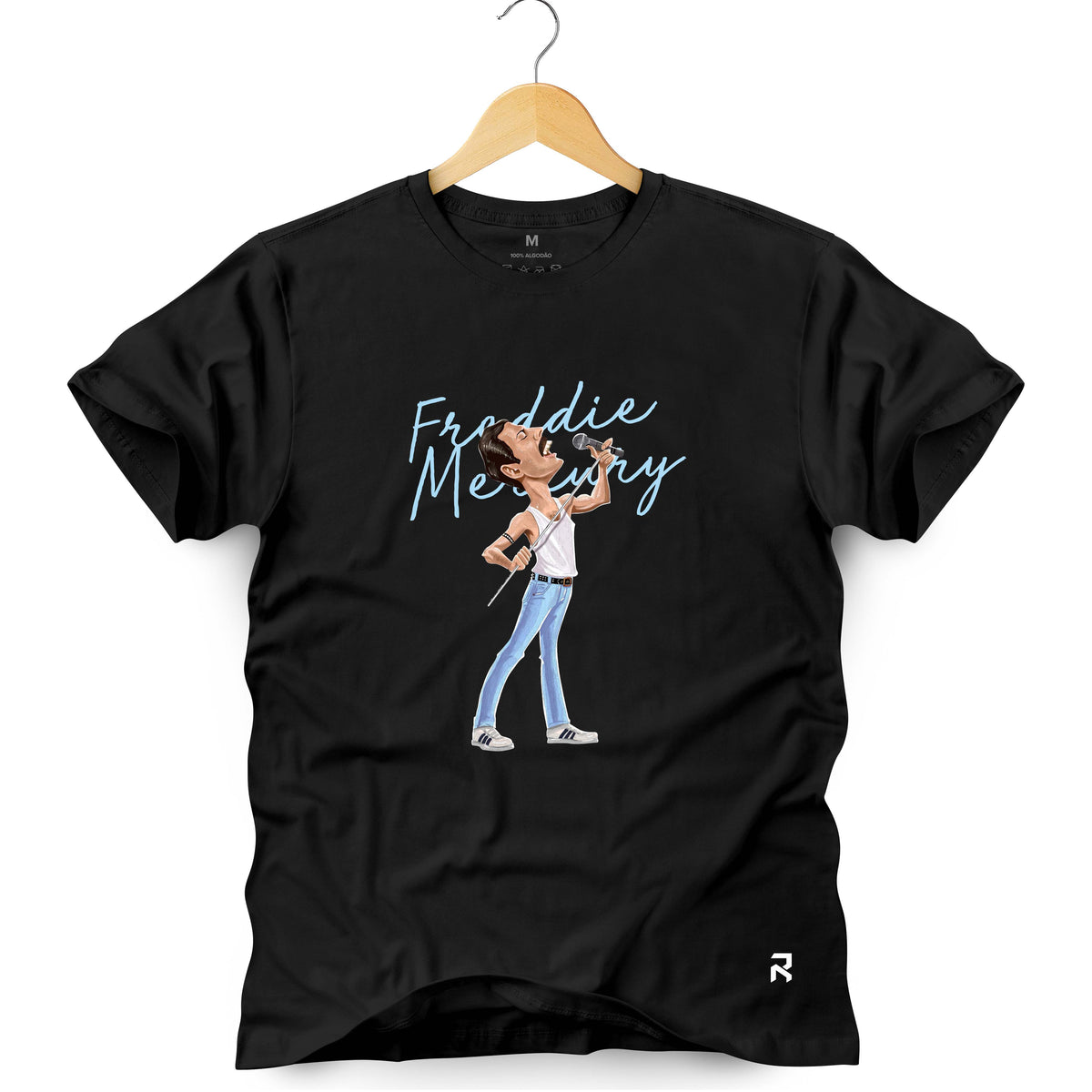 Camiseta Masculina Cartoon Freddie Mercury