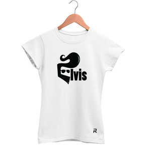 Camiseta Baby Look Feminina Elvis Rei