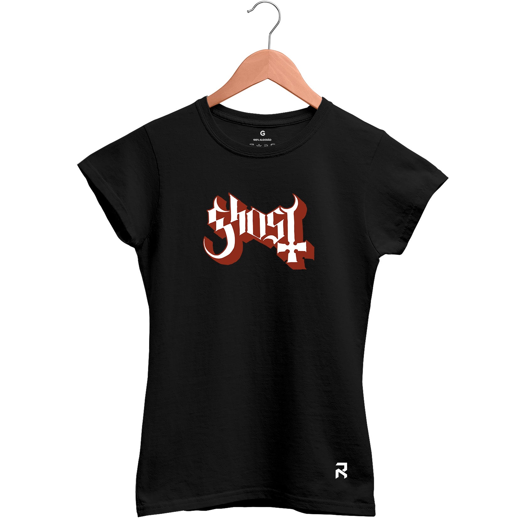 Camiseta Baby Look Feminina ghost