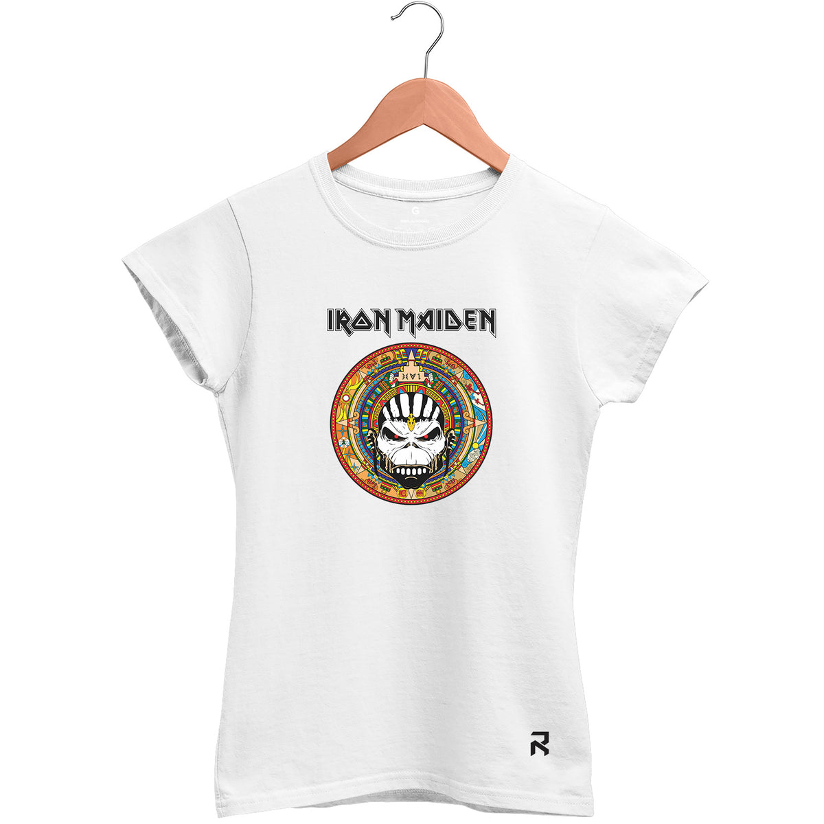 Camiseta Baby Look Feminina Iron Maiden - Book of Souls