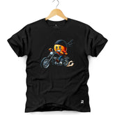 Camiseta Masculina Laranja Moto