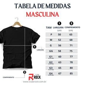 Camiseta Masculina Guitarras Cores