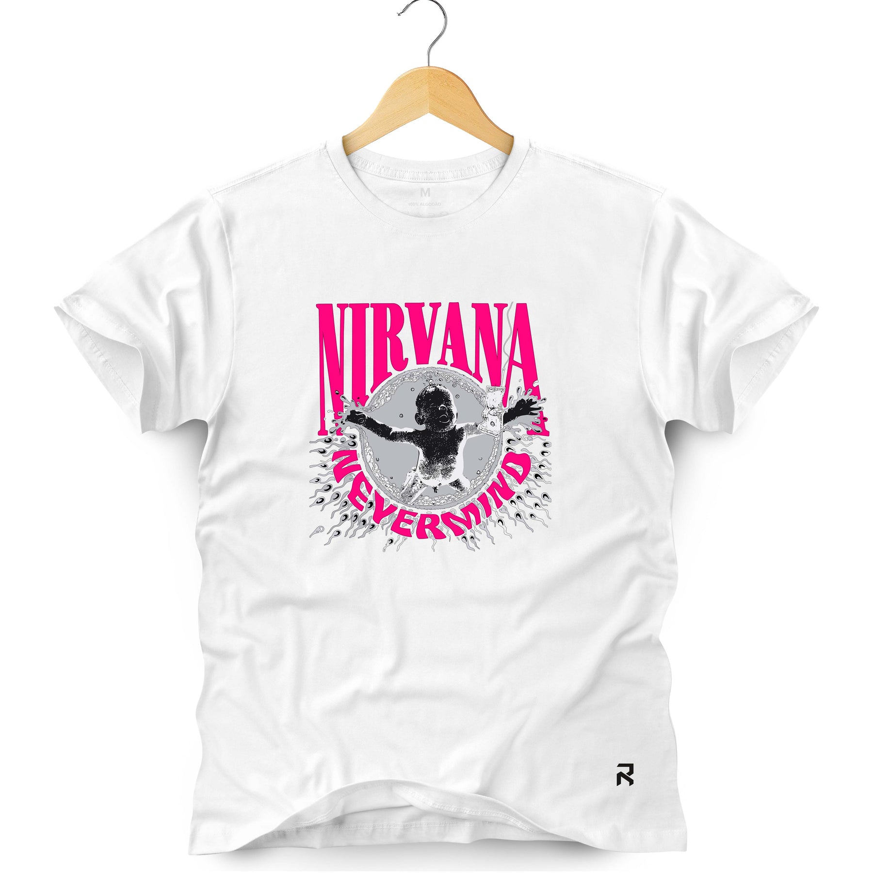 Camiseta Masculina Nirvana Never Mind