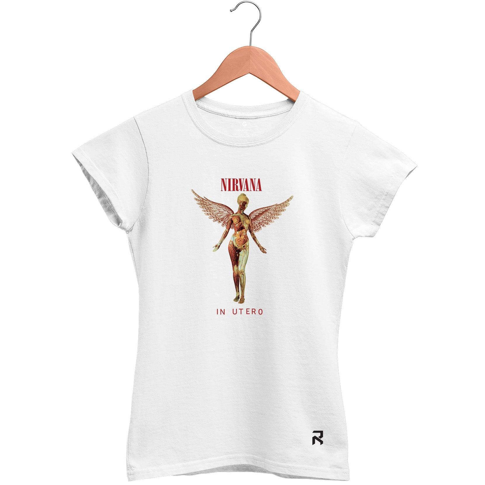 Camiseta Baby Look Feminina Nirvana Utero