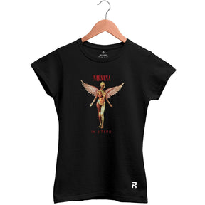 Camiseta Baby Look Feminina Nirvana Utero