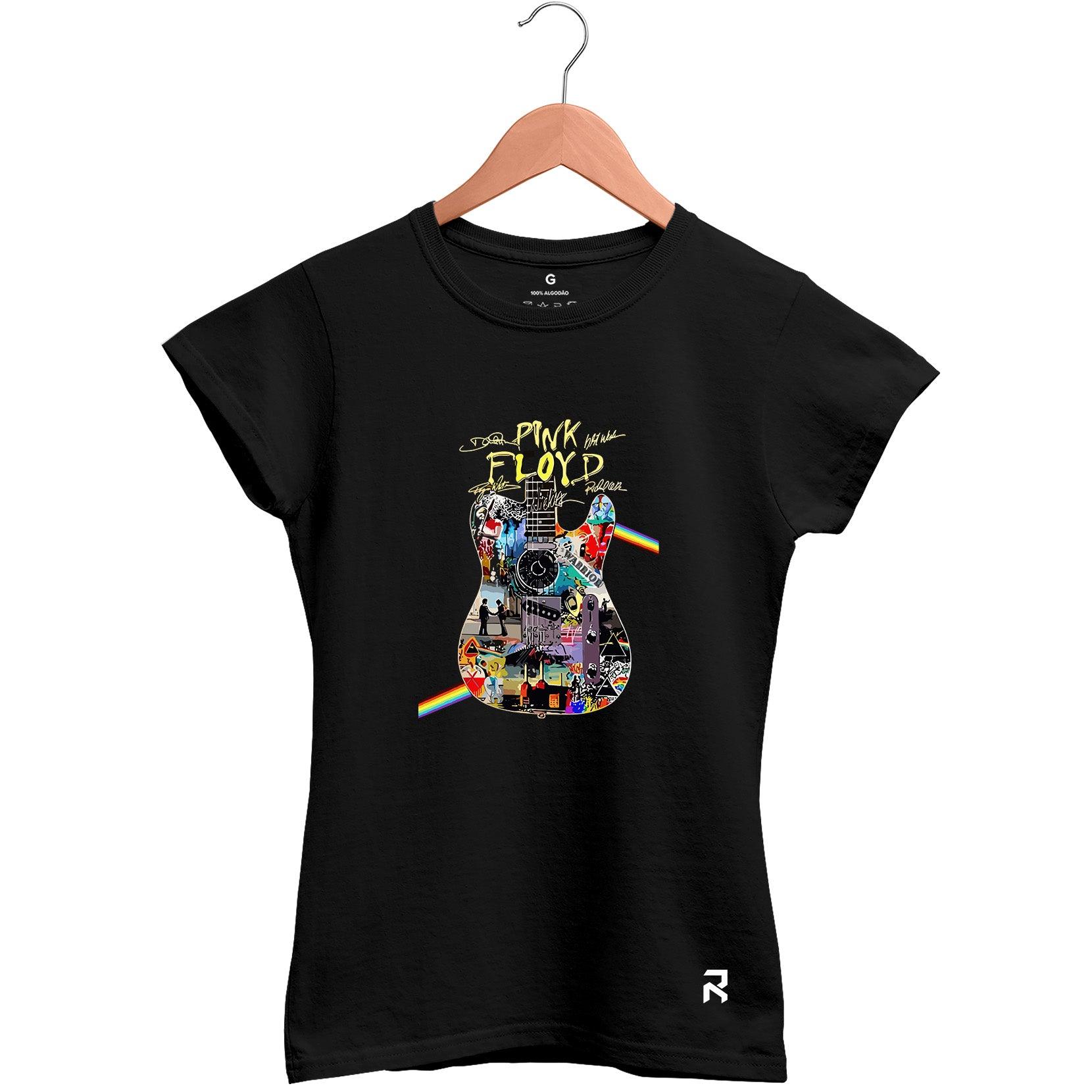 Camiseta Baby Look Feminina Pink Floyd Especial