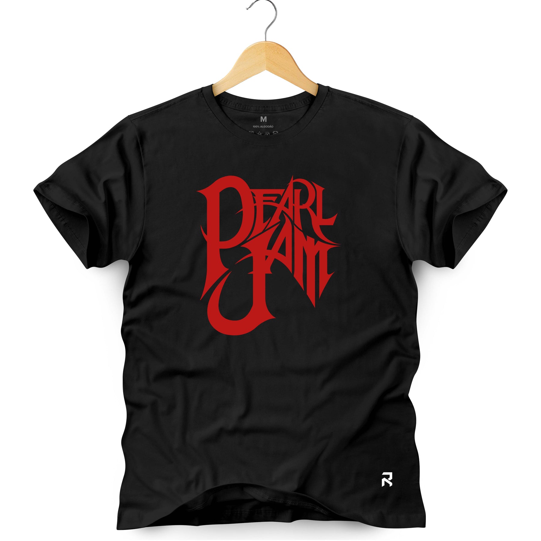 Camiseta Masculina Lettering Pearl Jam