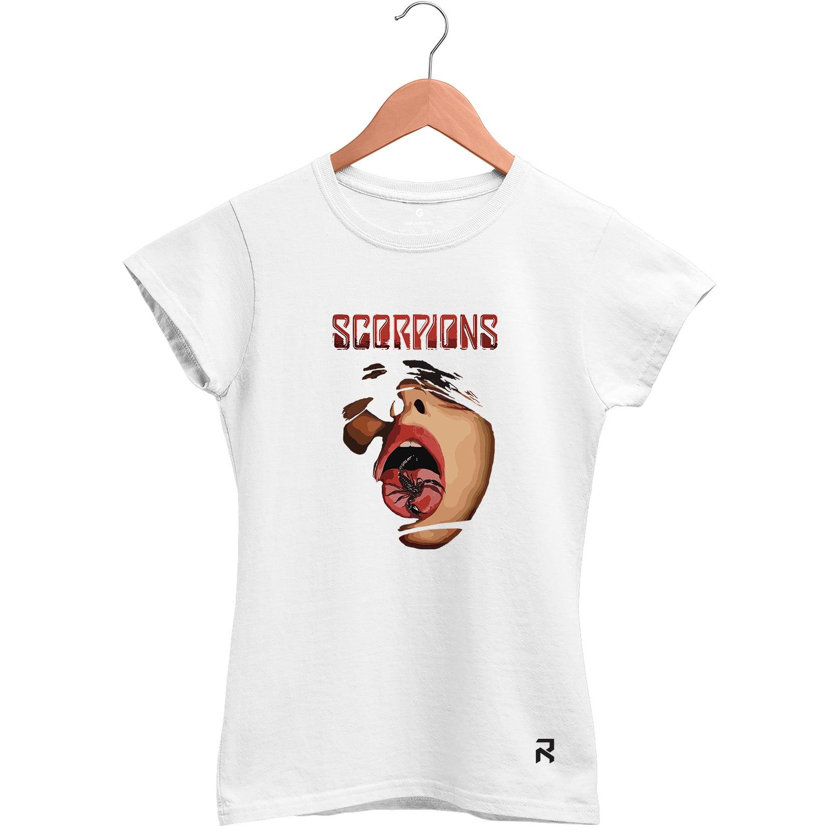 Camiseta Baby Look Feminina Scorpions