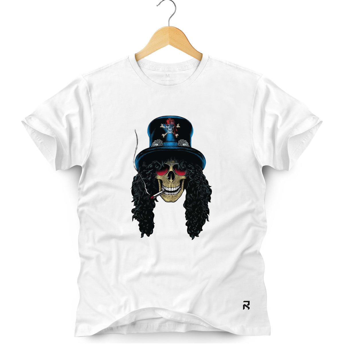 Camiseta Masculina Caveira Slash