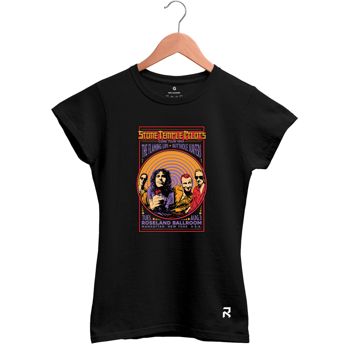 Camiseta Baby Look Feminina Stone Temple Pilots