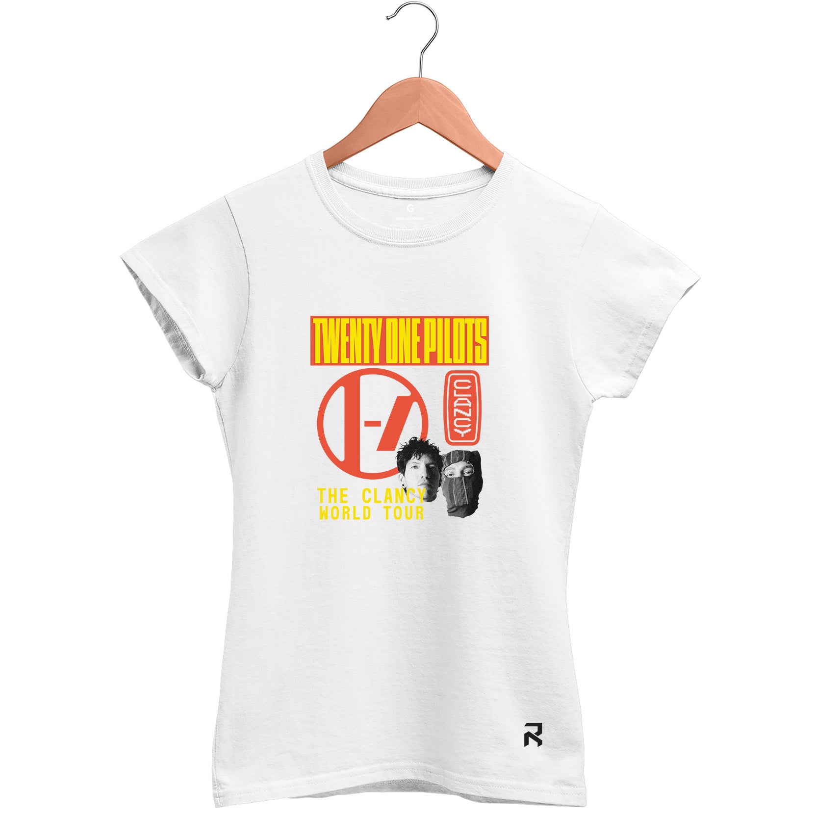 Camiseta Baby Look Feminina Twenty One Pilots