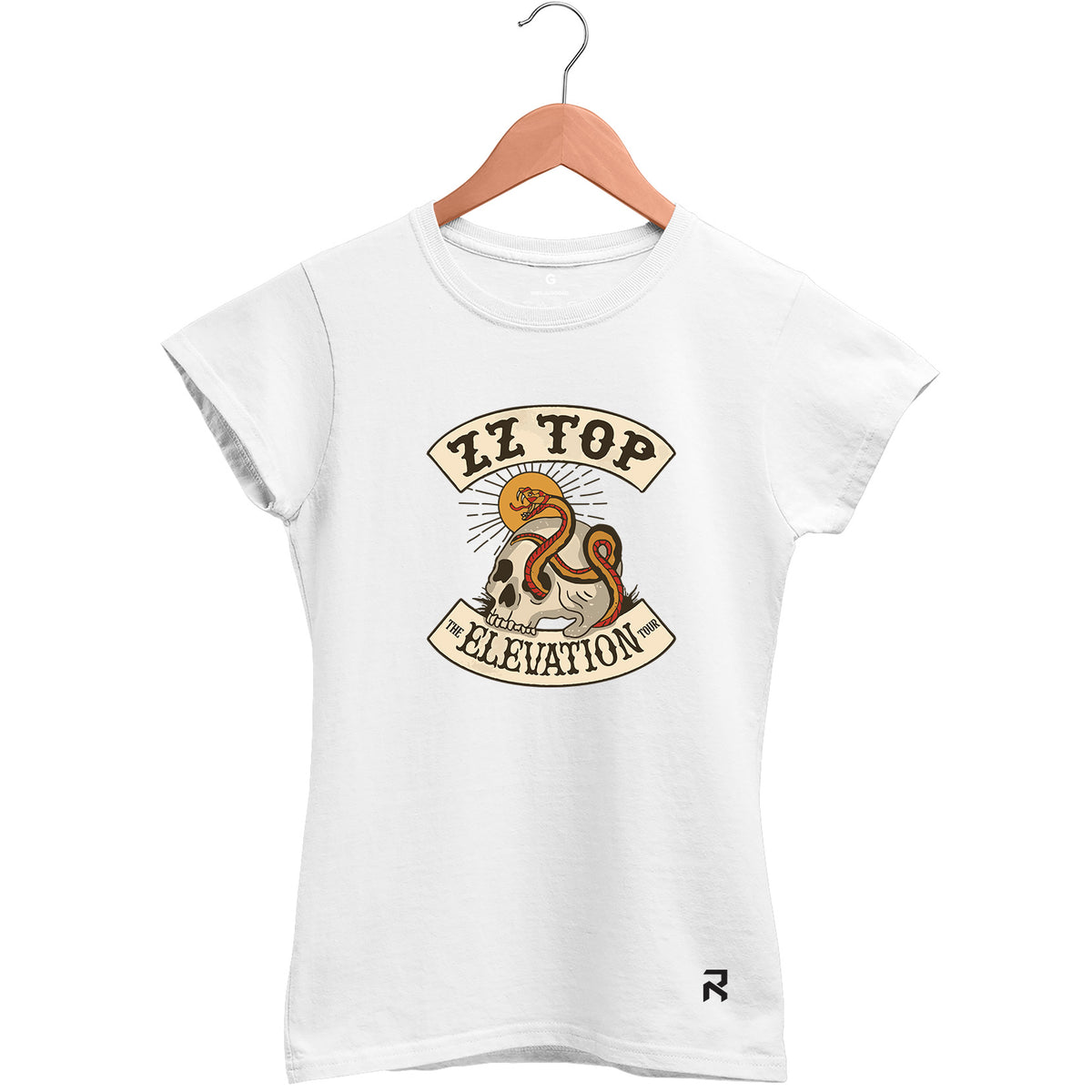 Camiseta Baby Look Feminina Tour ZZ Top