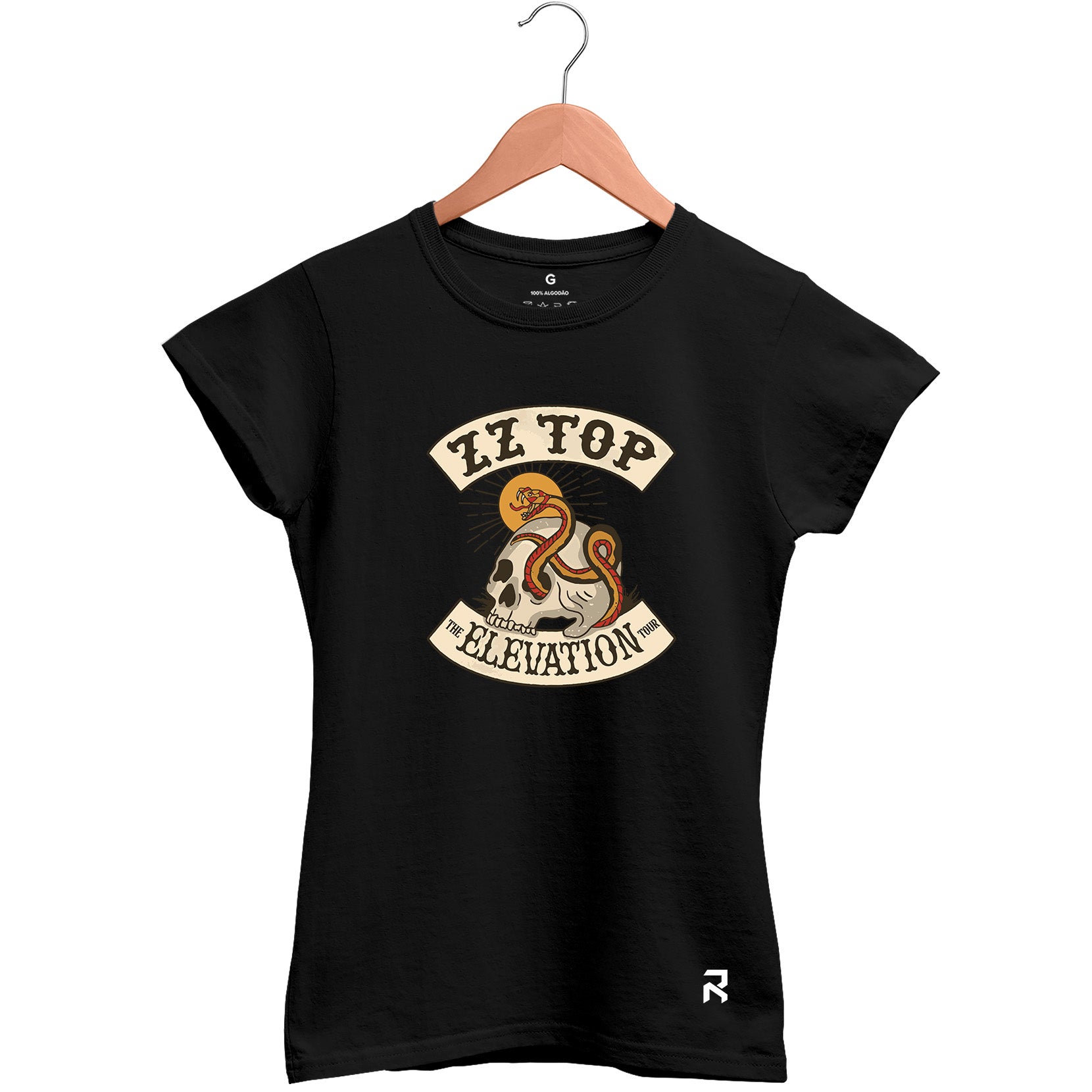 Camiseta Baby Look Feminina Tour ZZ Top