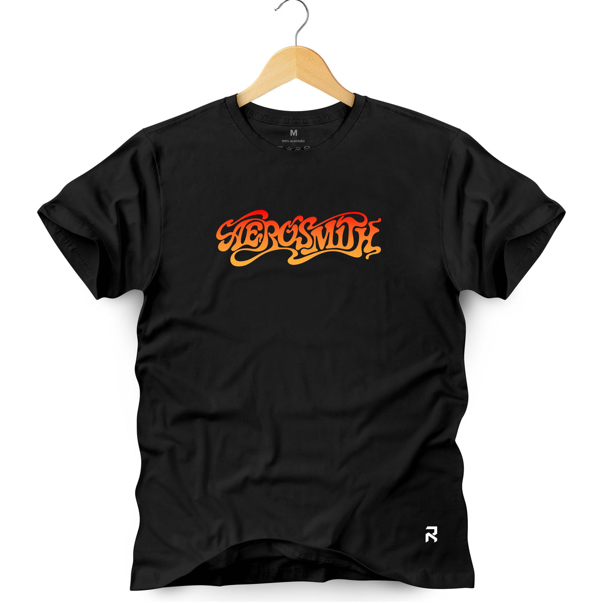 Camiseta Masculina Lettering Aerosmith