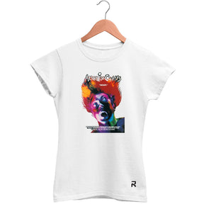 Camiseta Baby Look Feminina Alice In Chains Facelift