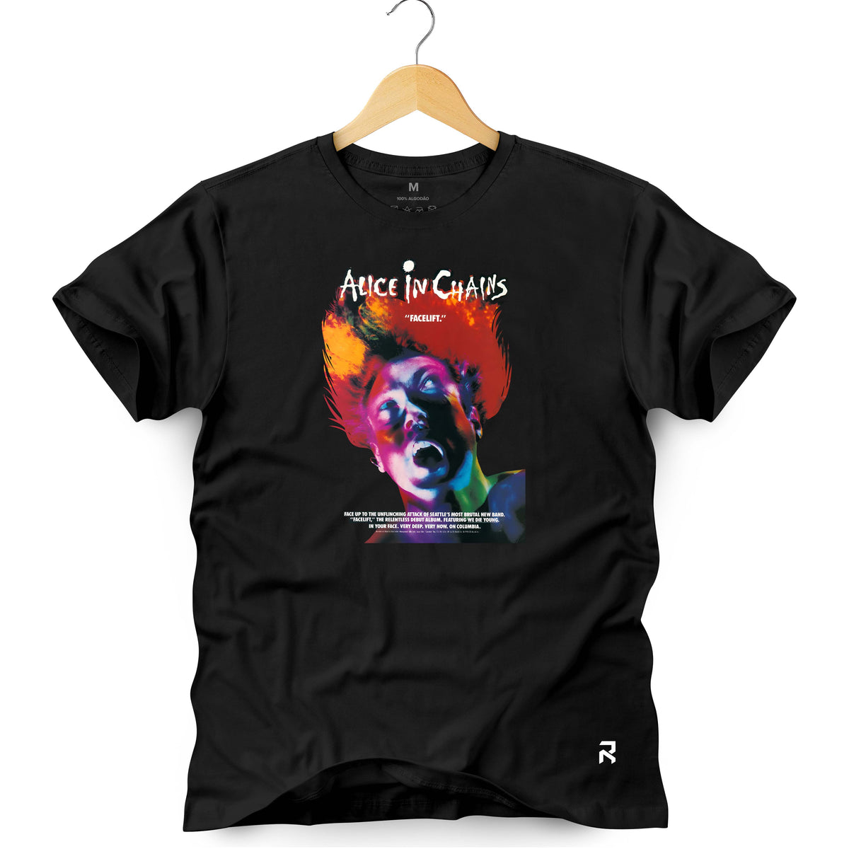 Camiseta Masculina Alice in Chains Facelift