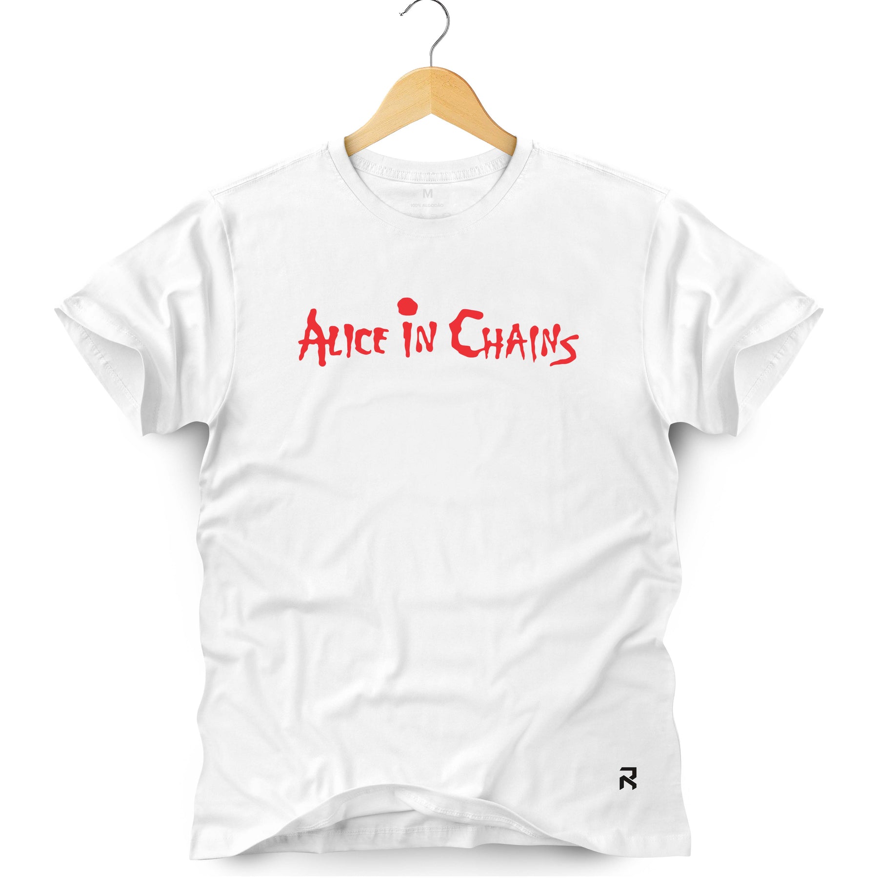 Camiseta Masculina Logo Alice in Chains