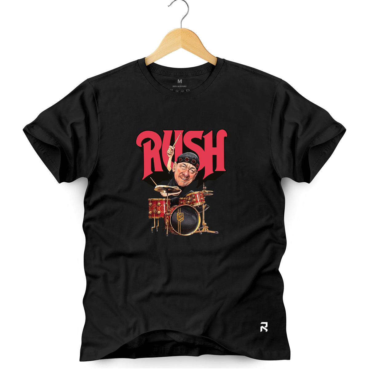 Camiseta Masculina Baterista Rush