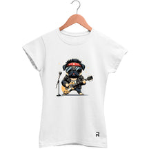 Camiseta Baby Look Feminina Bulldog Roqueiro