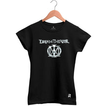 Camiseta Baby Look Feminina Dream Theater - Clube Rock - P - Preta - 