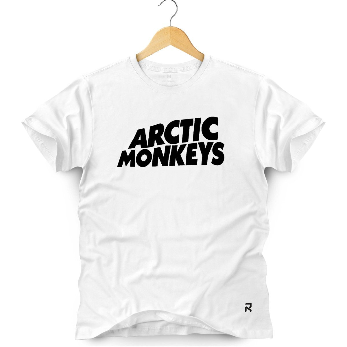 Camiseta Masculina Arctic Monkeys - Clube Rock - P - Branca - 