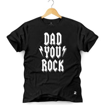 Camiseta Masculina Dad You Rock - Clube Rock - P - Preta - 