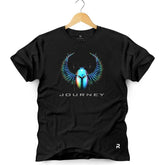 Camiseta Masculina Journey Escaravelho - Clube Rock - P - Preta - 