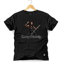 Camiseta Masculina Lenny Kravitz - Les Paul - Clube Rock - P - Preta - 