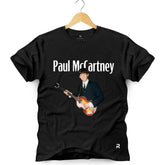 Camiseta Masculina Paul McCartney - Clube Rock - P - Preta - 