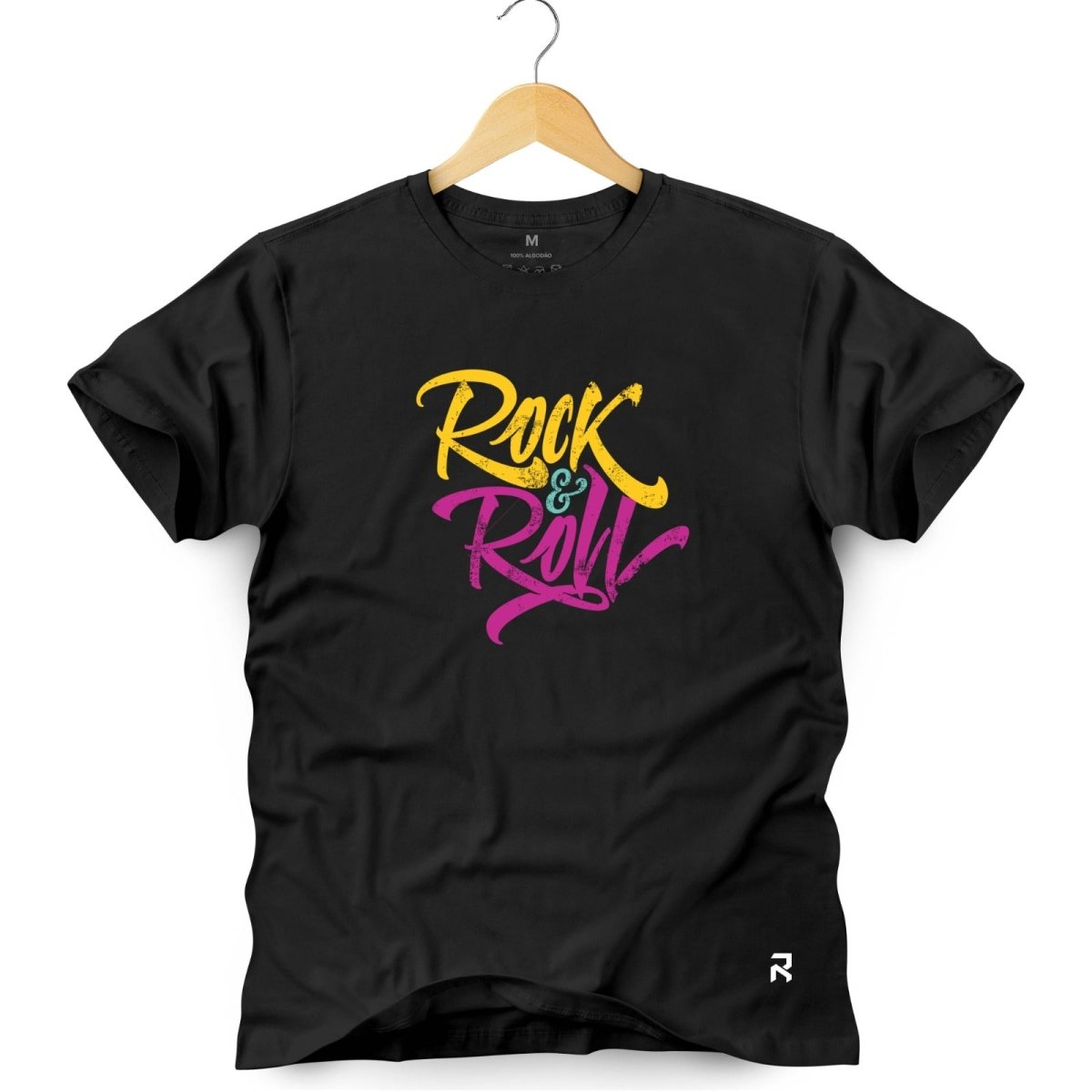 Camiseta Masculina Rock & Roll - Clube Rock - P - Preta -