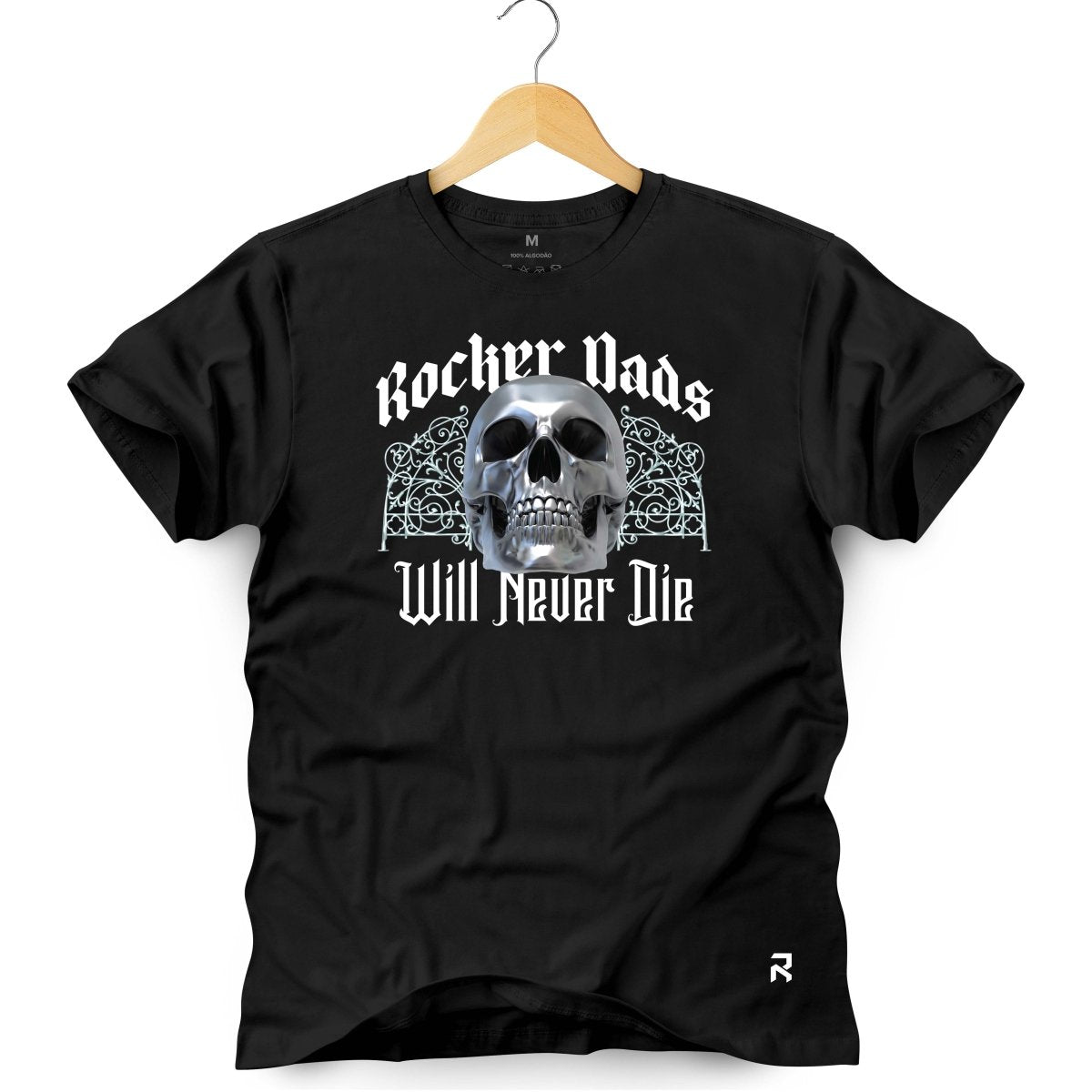 Camiseta Masculina Rocker Dads - Clube Rock - P - Preta - 