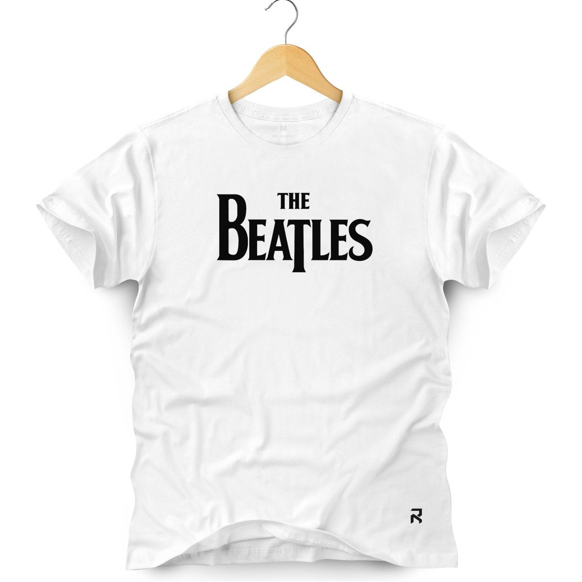 Camiseta Masculina The Beatles Raiz - Clube Rock - P - Branca -