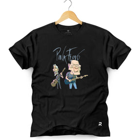 Camiseta Masculina Caricatura Pink Floyd