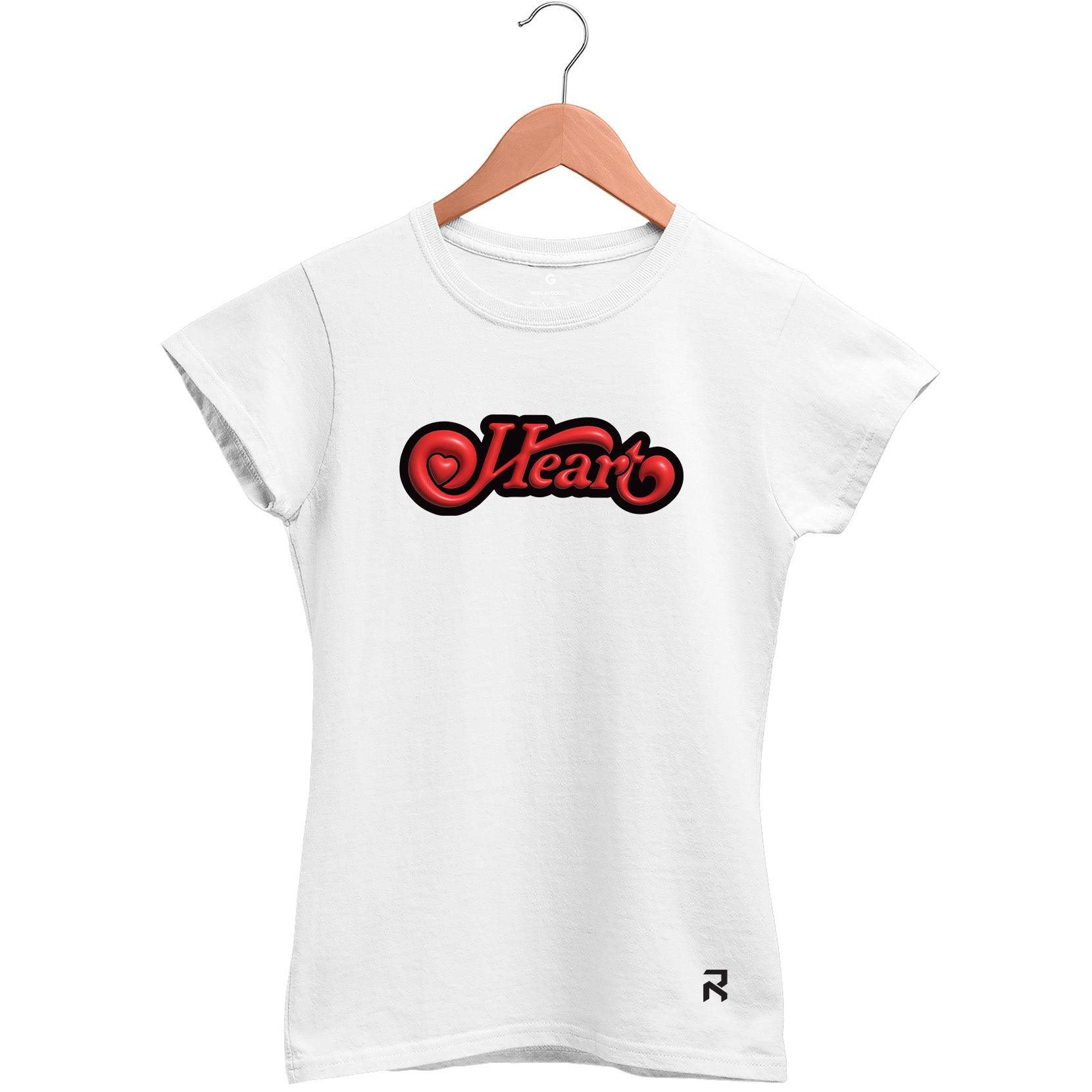 Camiseta Baby Look Feminina Heart