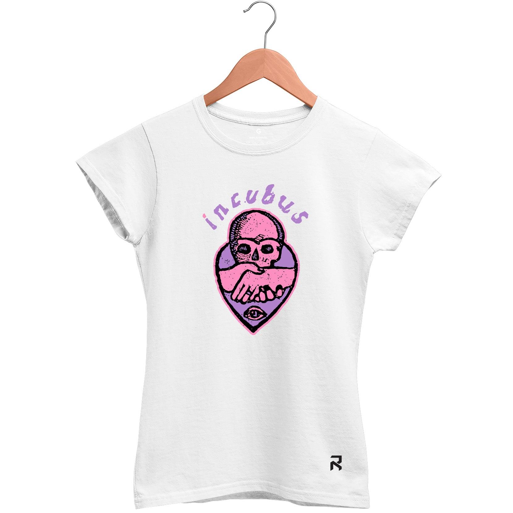 Camiseta Baby Look Feminina Incubus Mãos