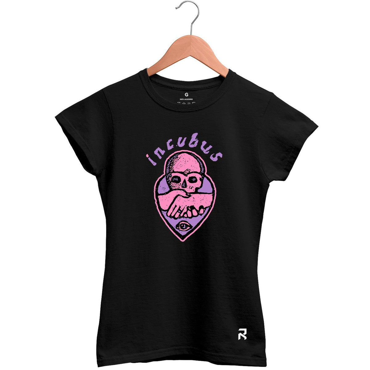 Camiseta Baby Look Feminina Incubus Mãos