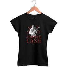 Camiseta Baby Look Feminina Johnny Cash