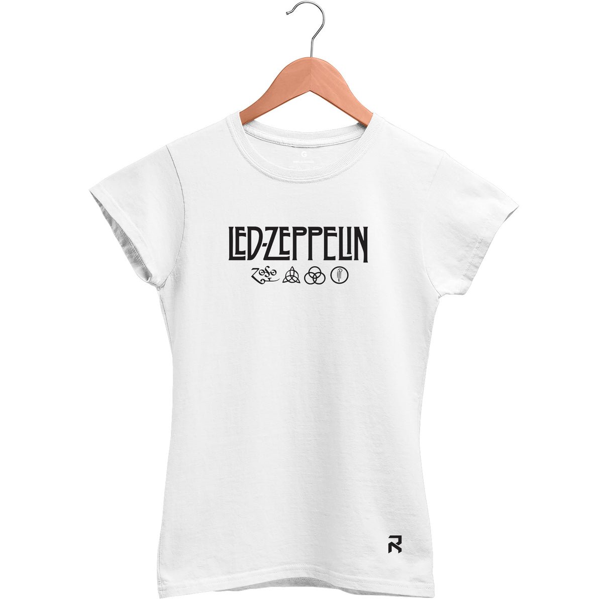 Camiseta Baby Look Feminina Led Zeppelin