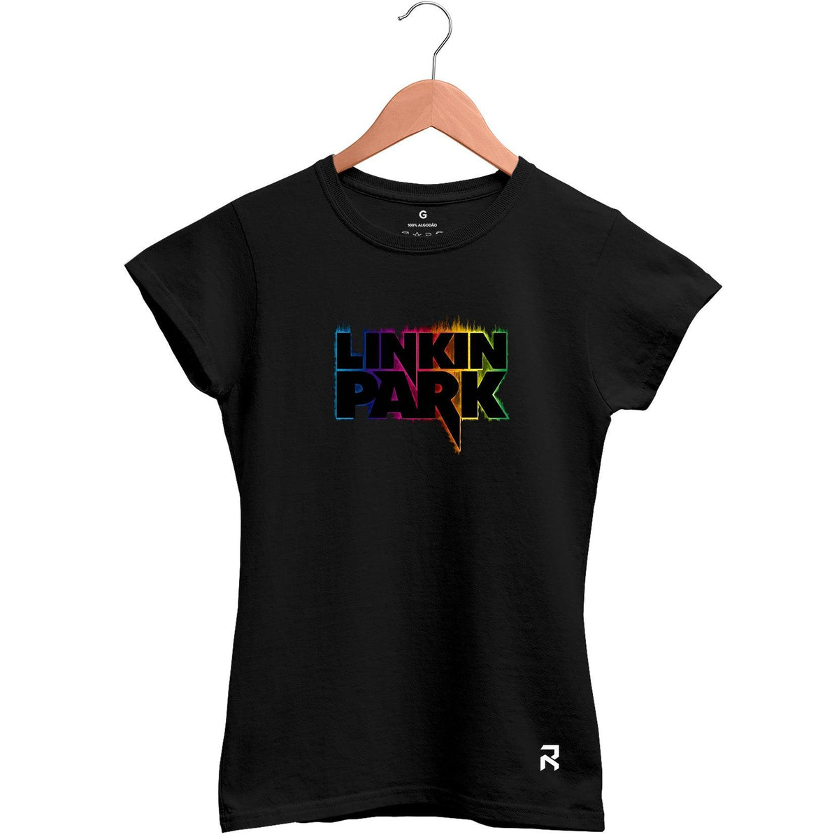 Camiseta Baby Look Feminina Cores Linkin Park