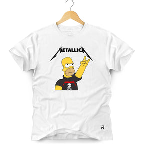 Camiseta Masculina Metallica Homer