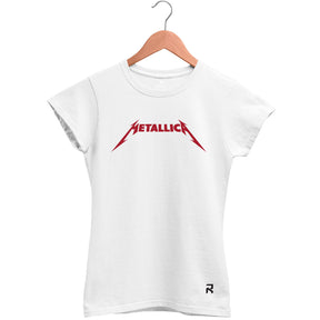 Camiseta Baby Look Feminina Metallica