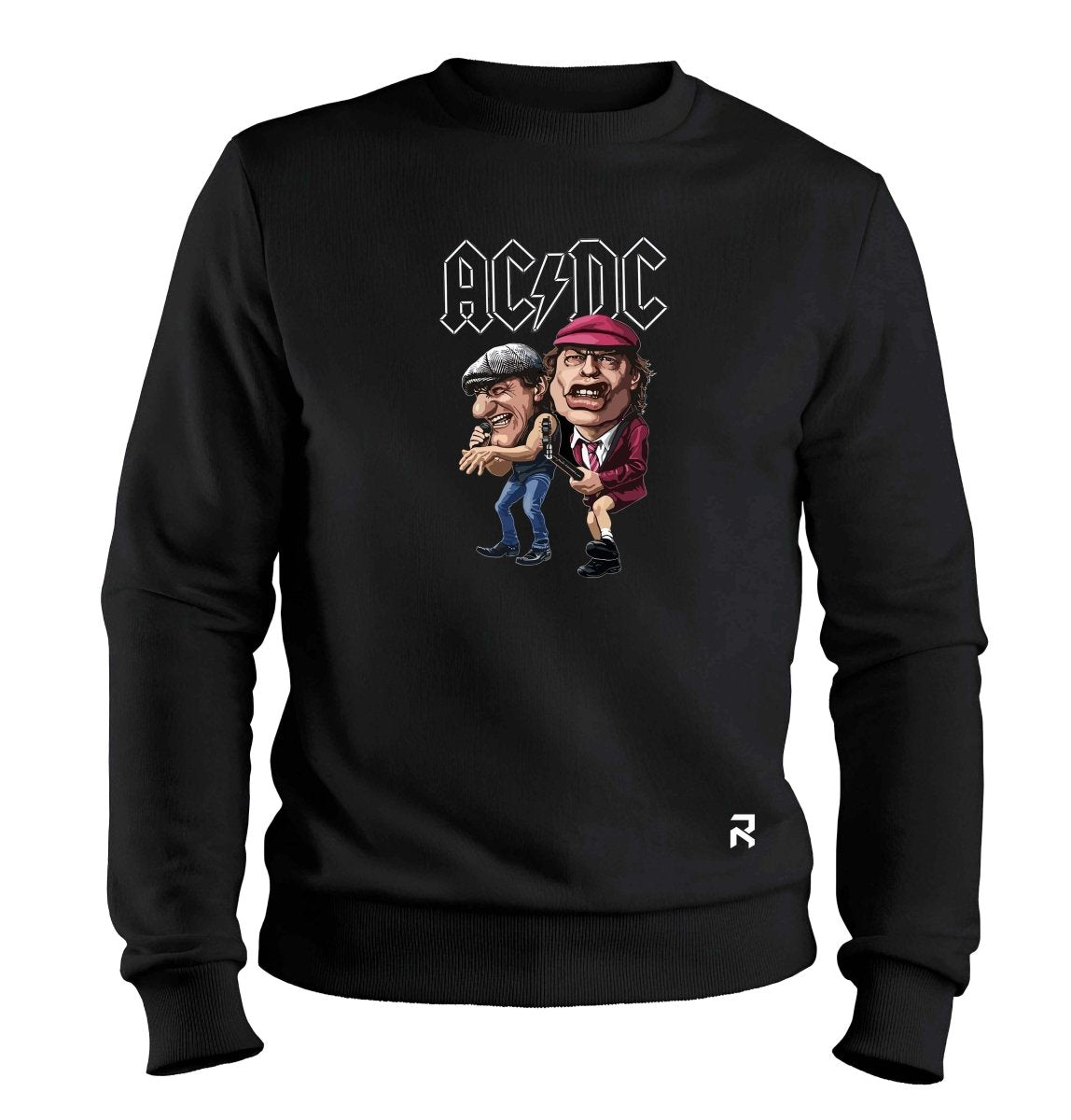 Moletom ACDC Anime Unissex - Clube Rock - P-MASC-002-PT - P - Preto -