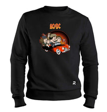 Moletom ACDC Carro Unissex - Clube Rock - P-MASC-002-PT - P - Preto -