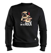 Moletom Dog Rock Unissex - Clube Rock - P-MASC-002-PT - P - Preto -