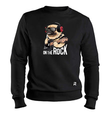 Moletom Dog Rock Unissex - Clube Rock - P-MASC-002-PT - P - Preto -